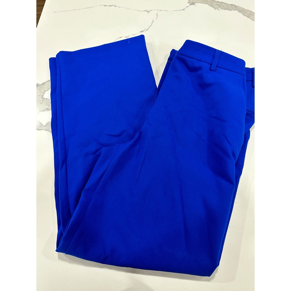 Joie Wide Leg Pants Electric Blue Tailored‎ Career Size 8